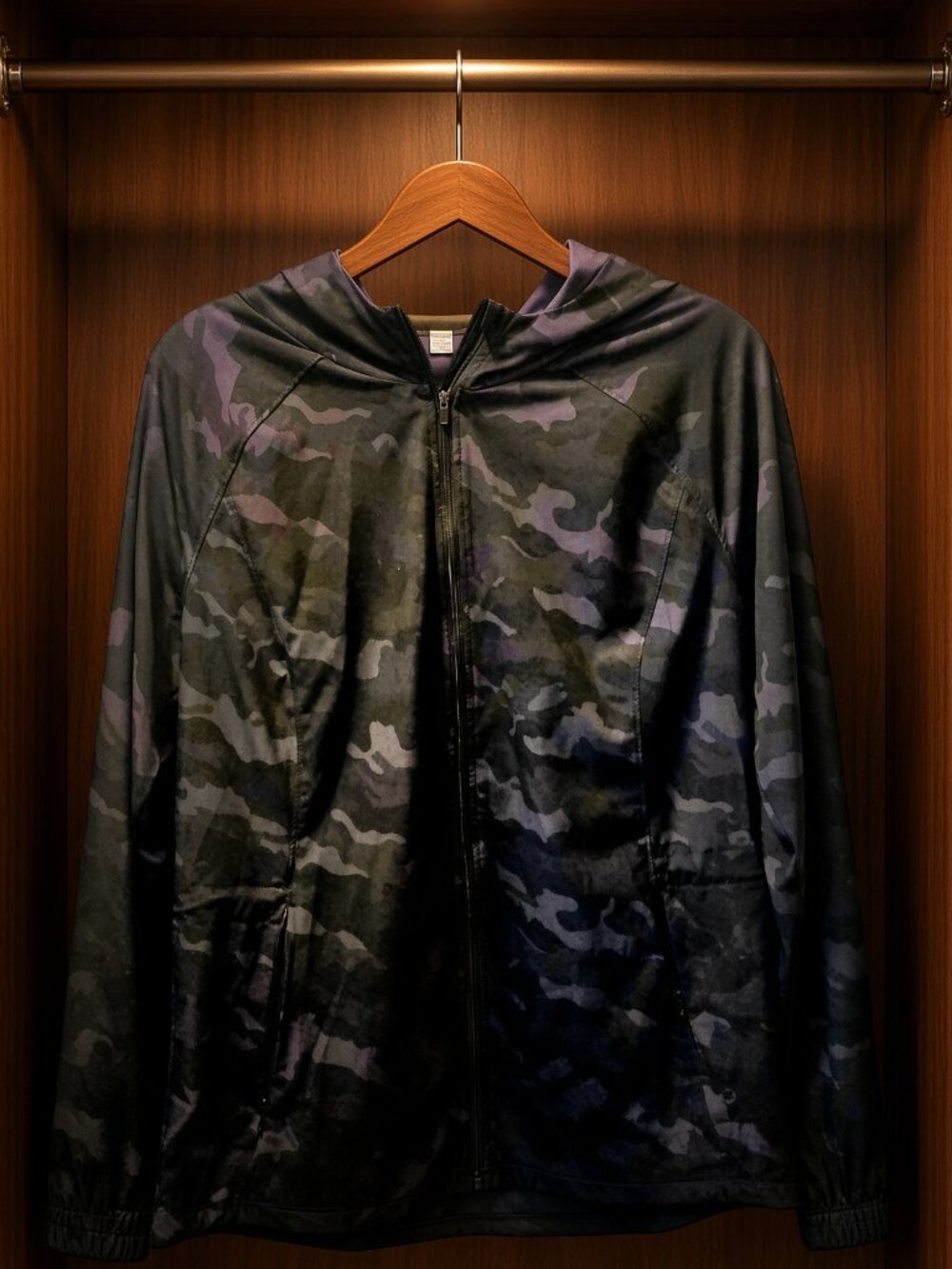 RBX lightweight zippered hooded jacket